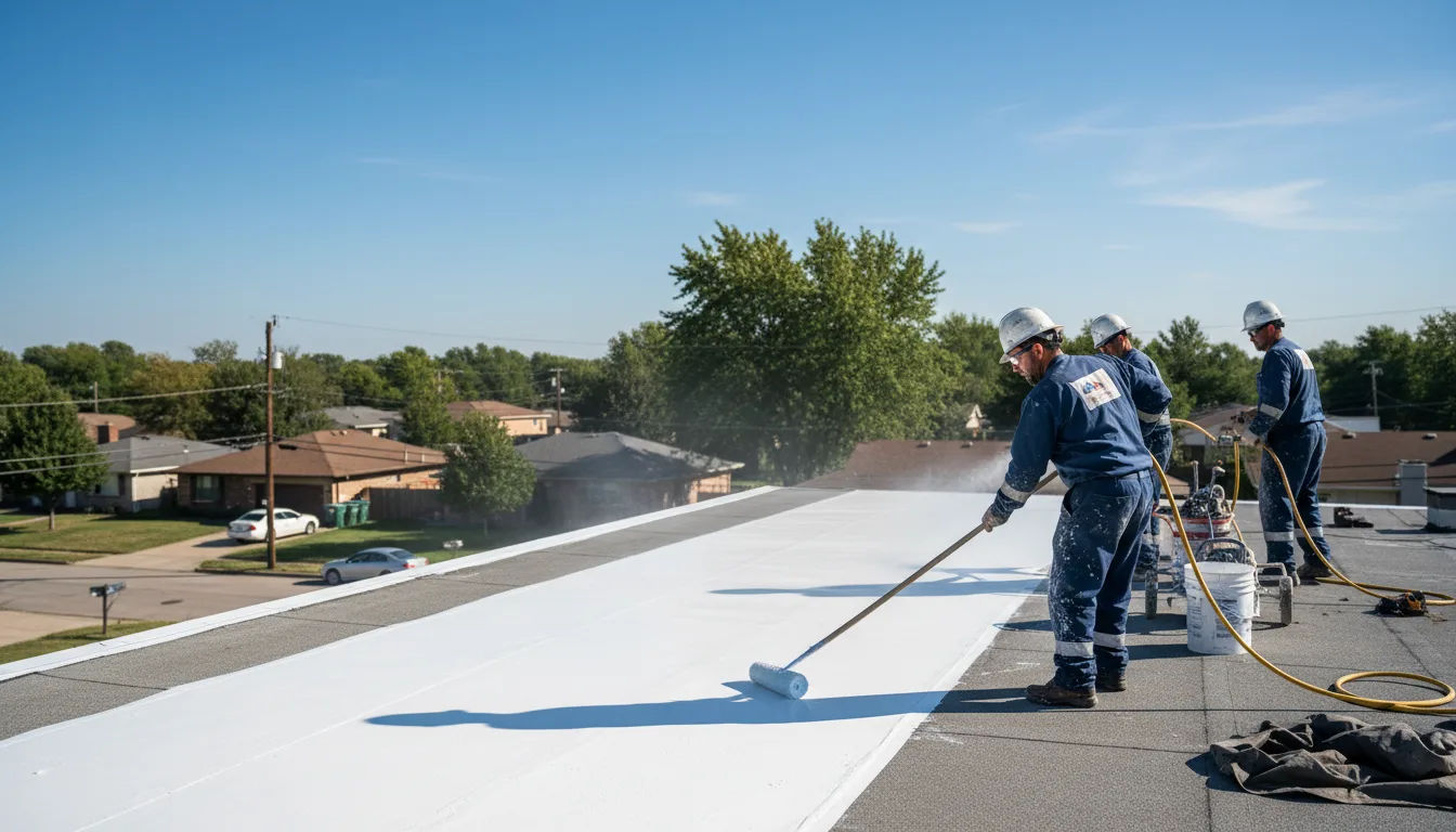 Commercial roof coating in Owings, MD near me